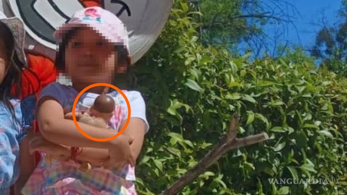 Pequeña pierde su ‘bebé‘ favorito en Saltillo; madre pide ayuda para localizarlo
