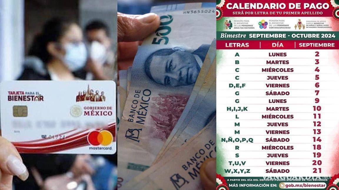 Pensión del Bienestar... ¿Qué apellidos reciben el pago de 6 mil pesos este 20 y 21 de septiembre, según el calendario?