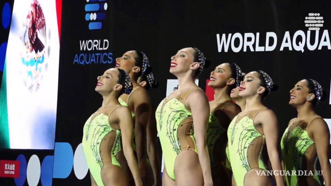 Niega AMLO falta de apoyo a nadadoras artísticas; seis de ellas cobran en Sedena