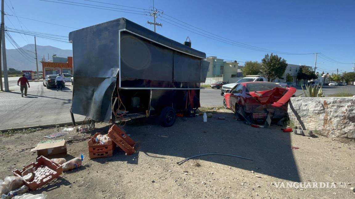 $!El joven conducía de reversa cuando provocó el accidente.