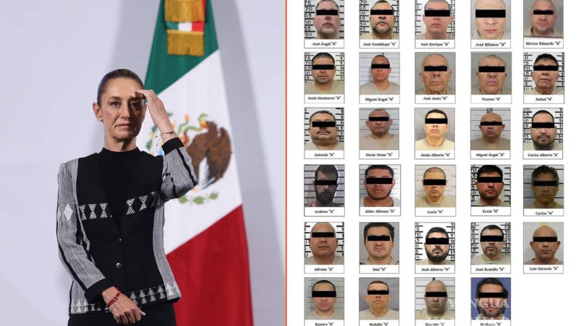Otros 29 capos en la mira; Sheinbaum afirma que ‘hay más listas’ de extradiciones hacia EU