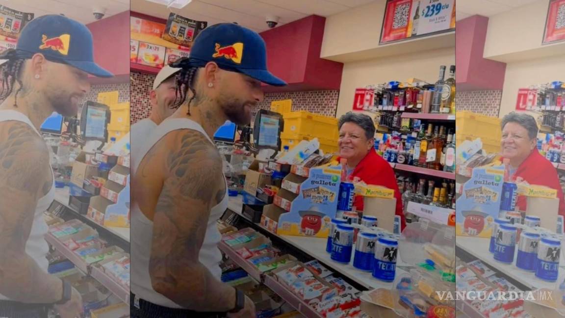 ¿De cuál eligió? Captan a Maluma comprando cerveza en un Oxxo de Monterrey (Video)