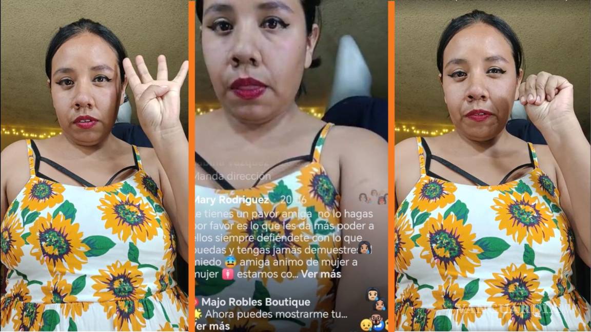 Mujer es agredida por su pareja en live de Facebook y pide ayuda con señal; es detenido