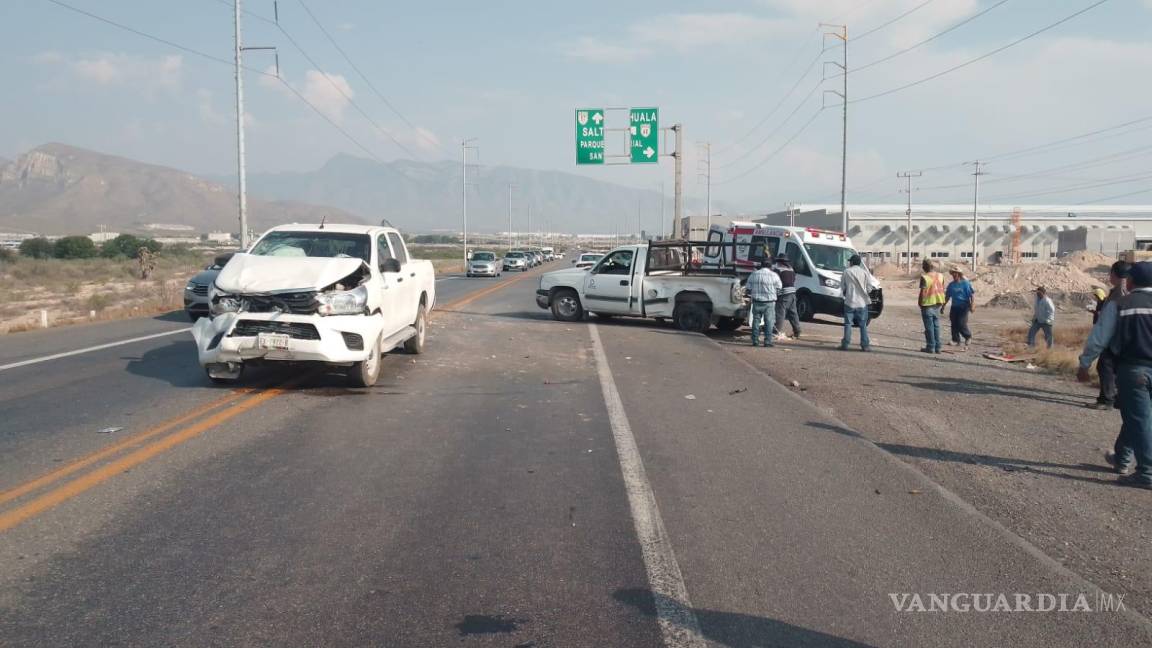 Deja choque en la carretera Saltillo-Monclova 3 heridos de gravedad