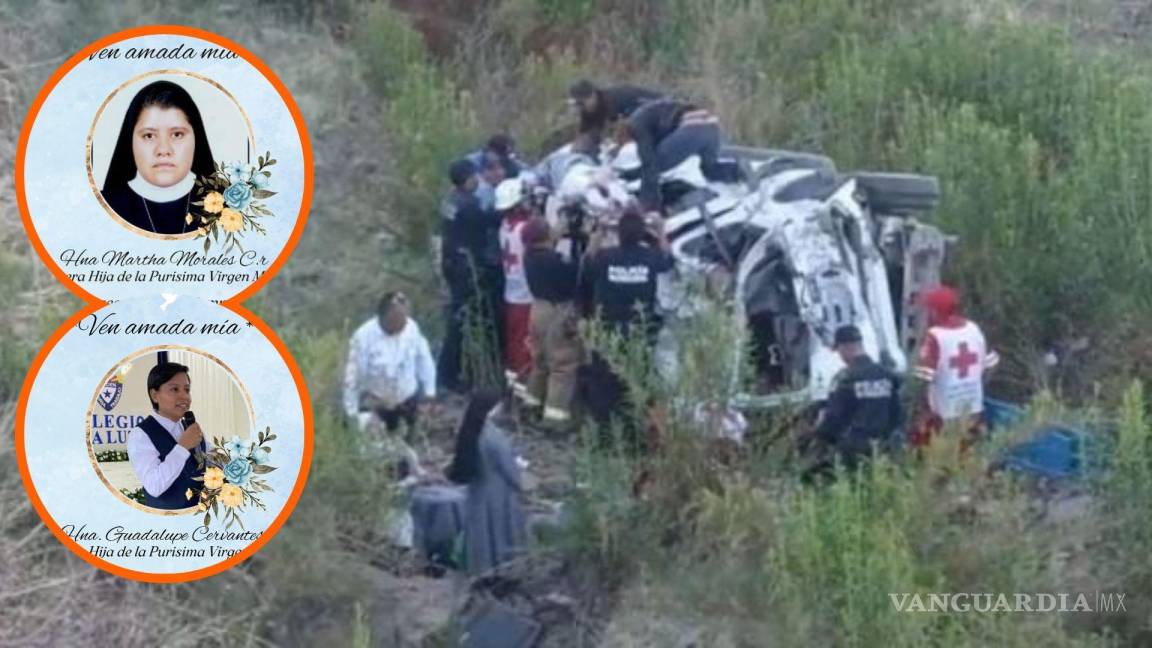Coahuila: estremece muerte de dos monjas por volcadura en carretera 30; dos más están graves