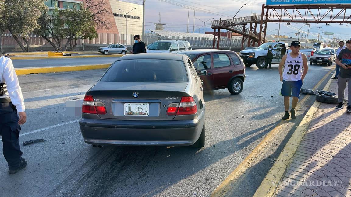 $!El accidente fue turnado al Ministerio Público de Asuntos Viales, donde se determinará la responsabilidad de los participantes.