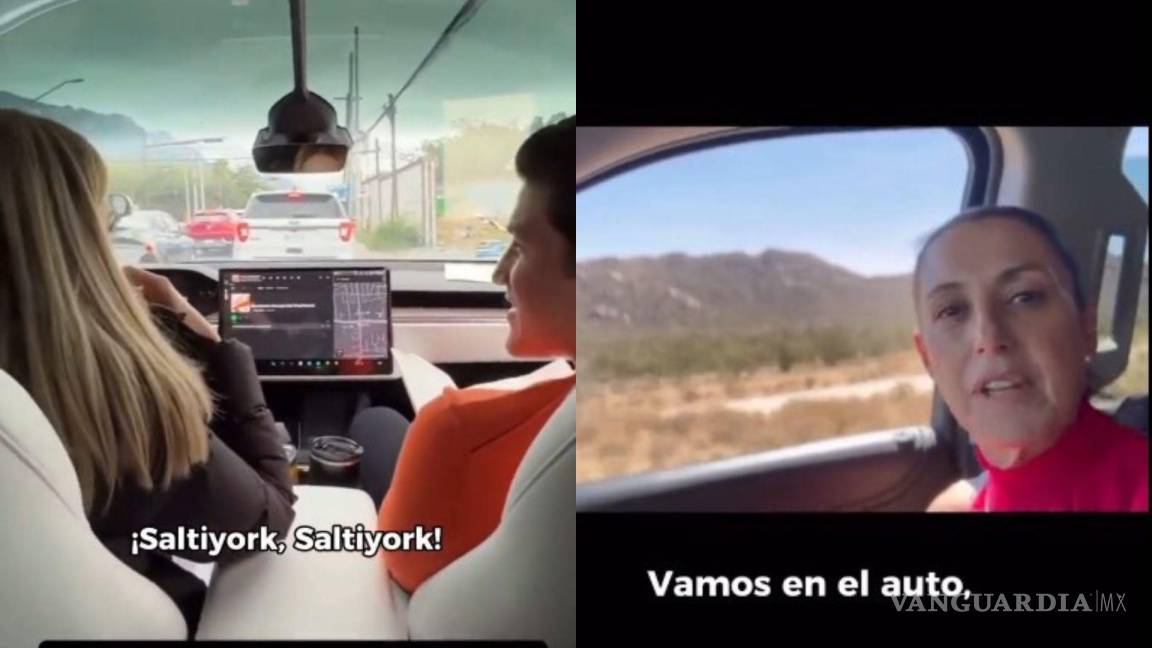 Guerra de spots y contrastes en redes sociales: en video, Samuel García presume visita a Saltillo; Sheinbaum a Sonora