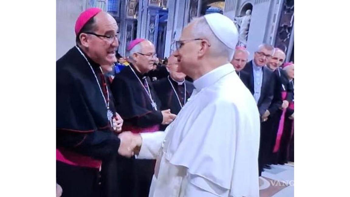 Obispo de Saltillo sostiene encuentro con papa León durante Jubileo 2025 en Roma