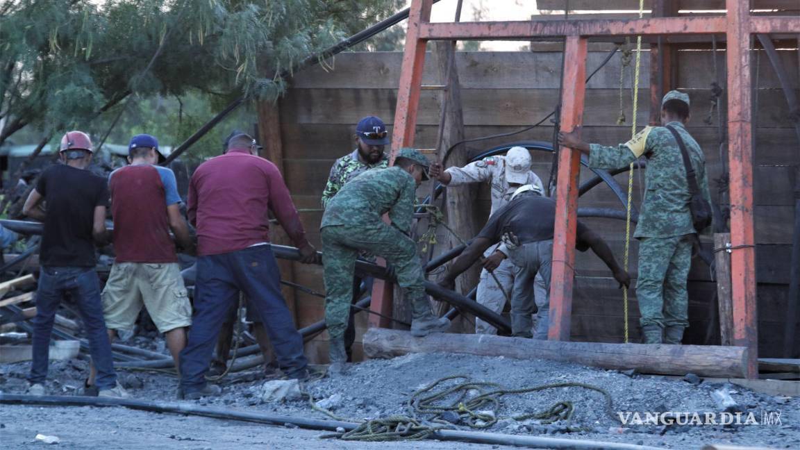 Adjudican casi 2 mmdp para rescate de mineros en Pasta de Conchos y El Pinabete
