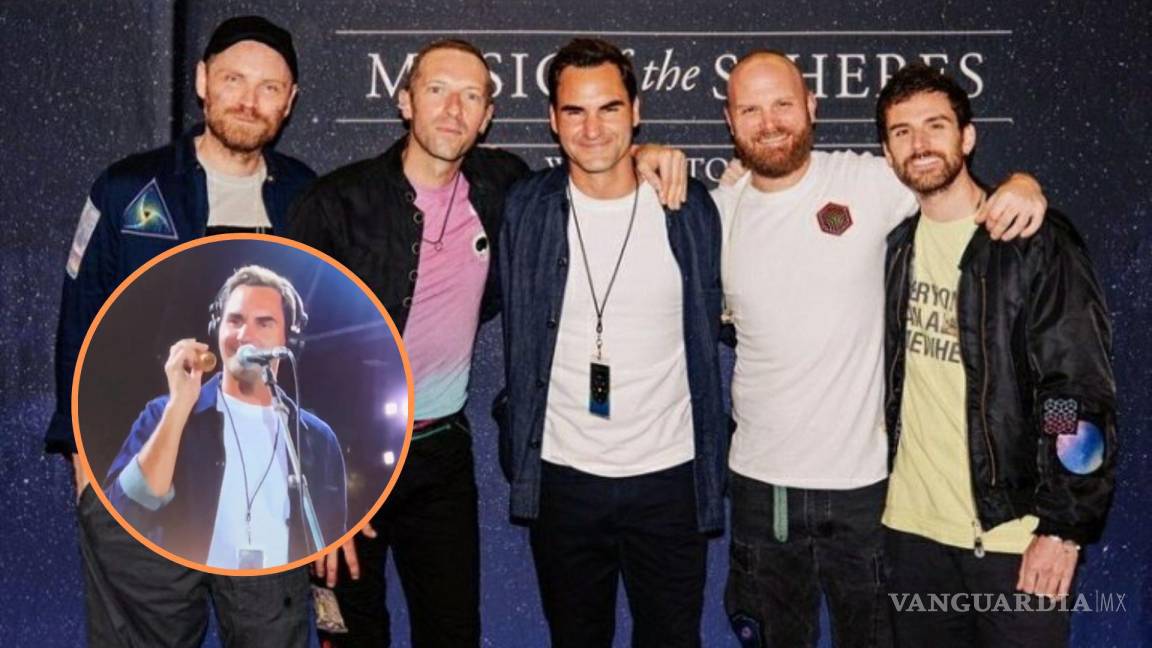 Coldplay feat... ¿Roger Federer?: el tenista sorprende en concierto de Zúrich