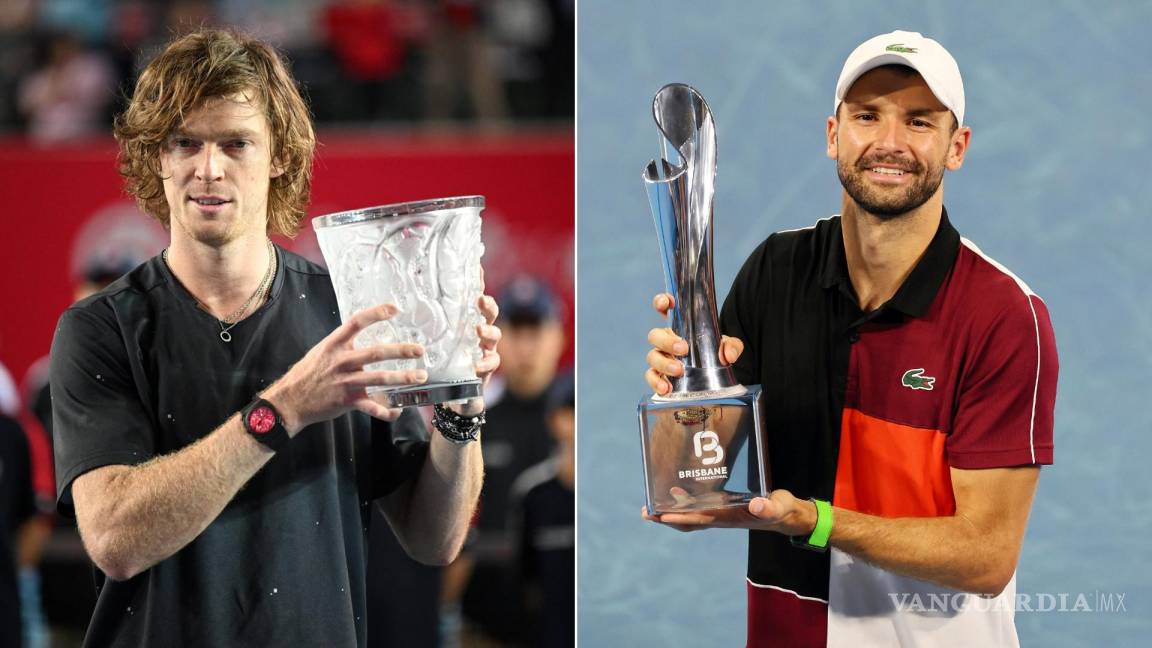Dimitrov y Rublev son los primeros campeones del 2024 en la ATP