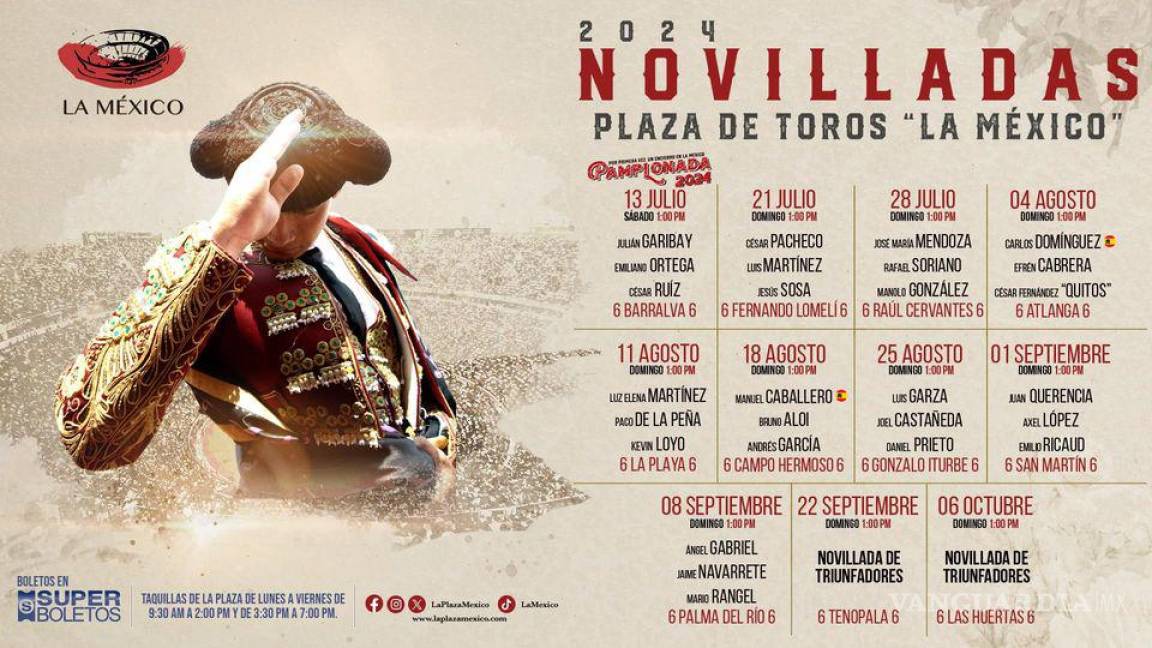 Los novillos del saltillense Fernando Lomelí tomarán la Plaza México en la Segunda Novillada de la temporada