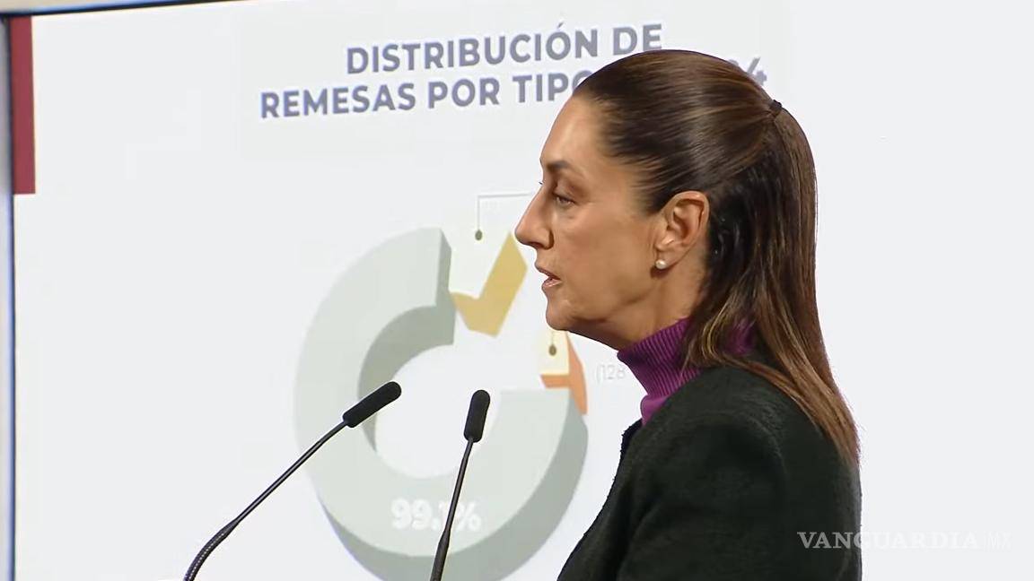 Sheinbaum anuncia 0% de impuestos a remesas por transferencia bancaria; reembolsará el 1% a remesas en efectivo con tarjeta Finabien