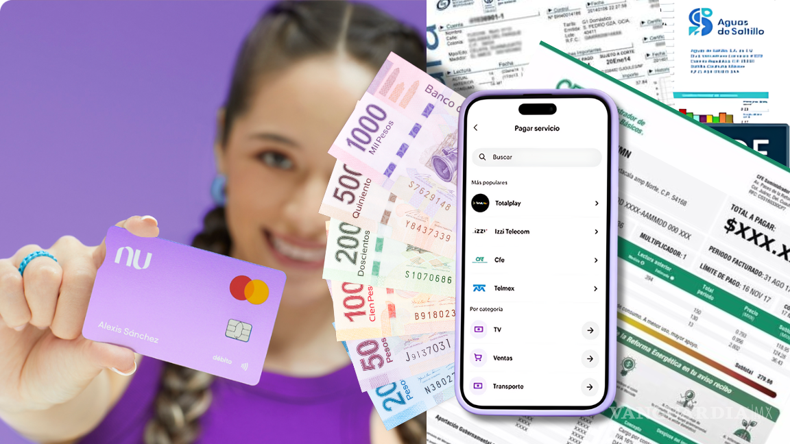 ¡Adiós a las filas! Nu ahora te permite pagar sin comisiones luz, agua, internet y más desde tu celular