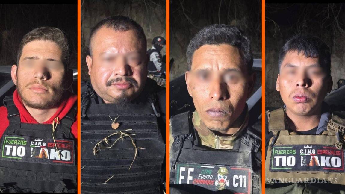 Presuntos sicarios del CJNG detenidos habrían sido elementos del Ejército mexicano