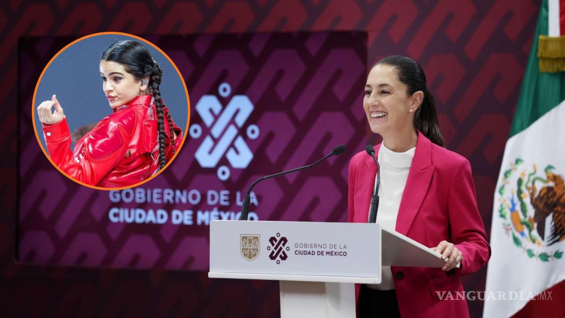 Sheinbaum agradece a Rosalía por cantar gratis en el Zócalo, pide no politizar el evento