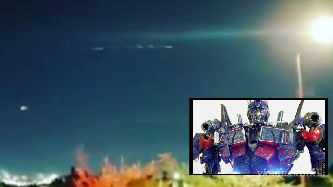 ‘Es Optimus Prime’; bromean con avistamiento de meteorito en Saltillo... que resultó ser un cohete ruso