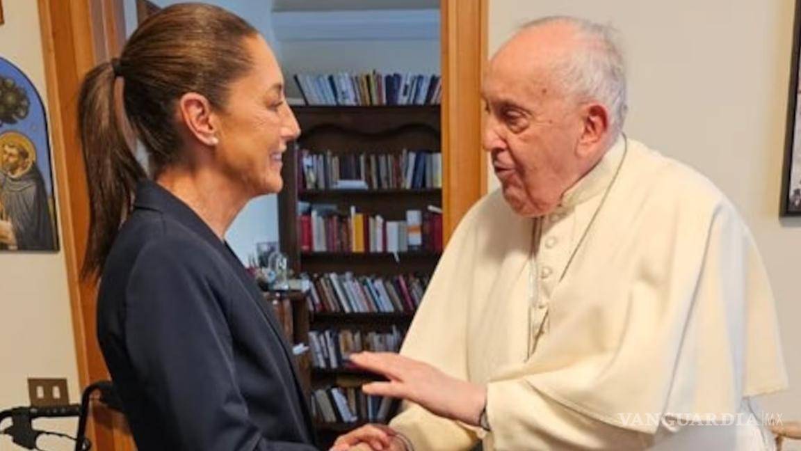 ‘Representa mucho para la humanidad’... Sheinbaum desea pronta recuperación al papa Francisco