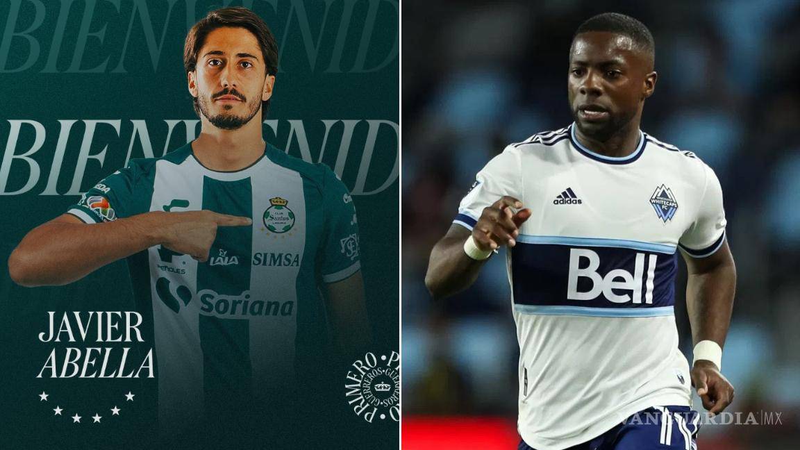 Javier Abella y Cristian Dájome, los refuerzos de Santos Laguna para el Clausura 2025