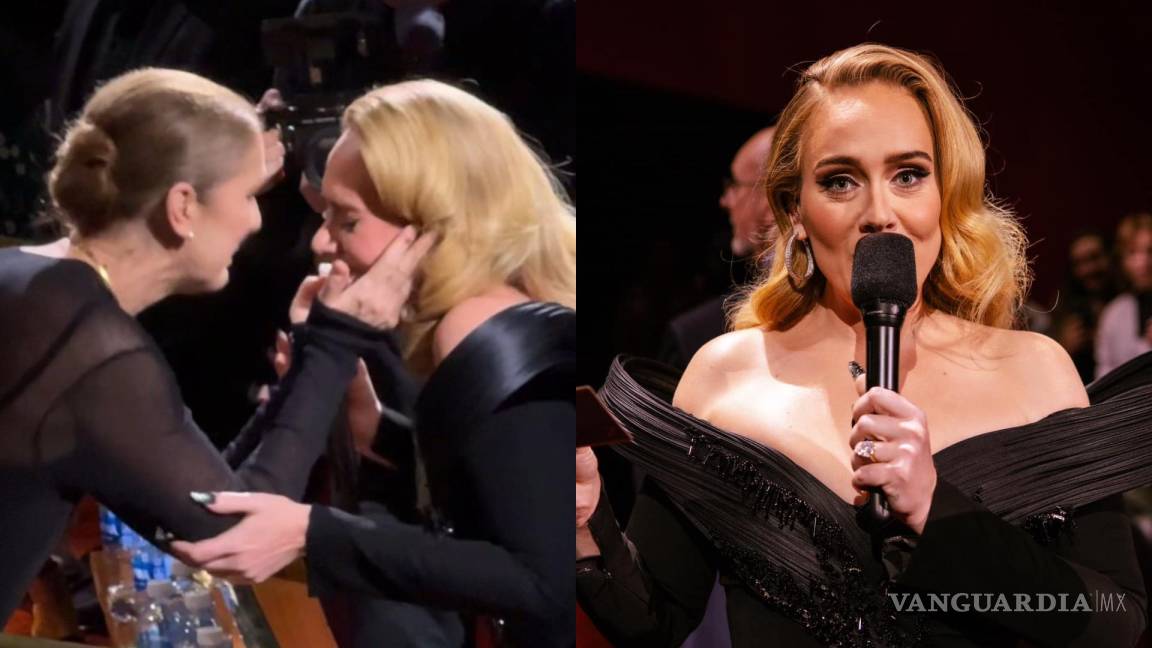 ¡Hasta las lágrimas! Asiste Céline Dione a show de Adele en Las Vegas y esto pasó (Video)