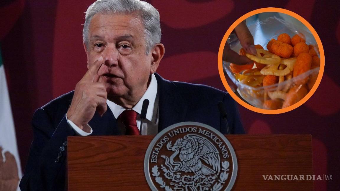 Recomienda AMLO no consumir “productos chatarra” y “aguas puercas”