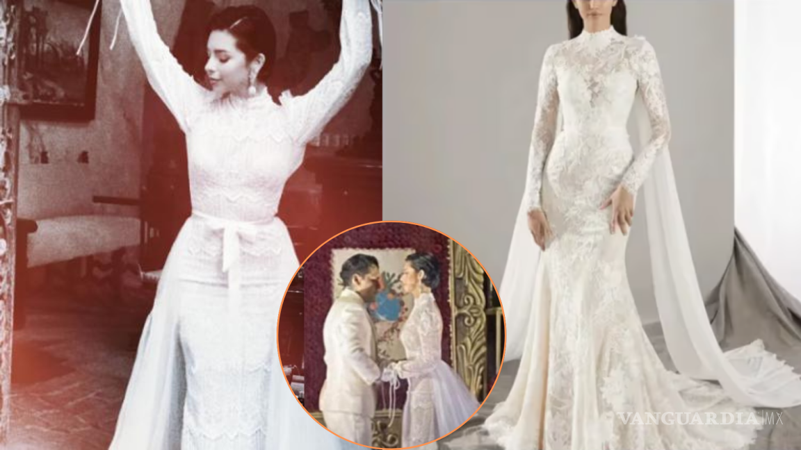 ¿Quién diseñó el vestido de novia de Angela Aguilar y cuánto podría costar?