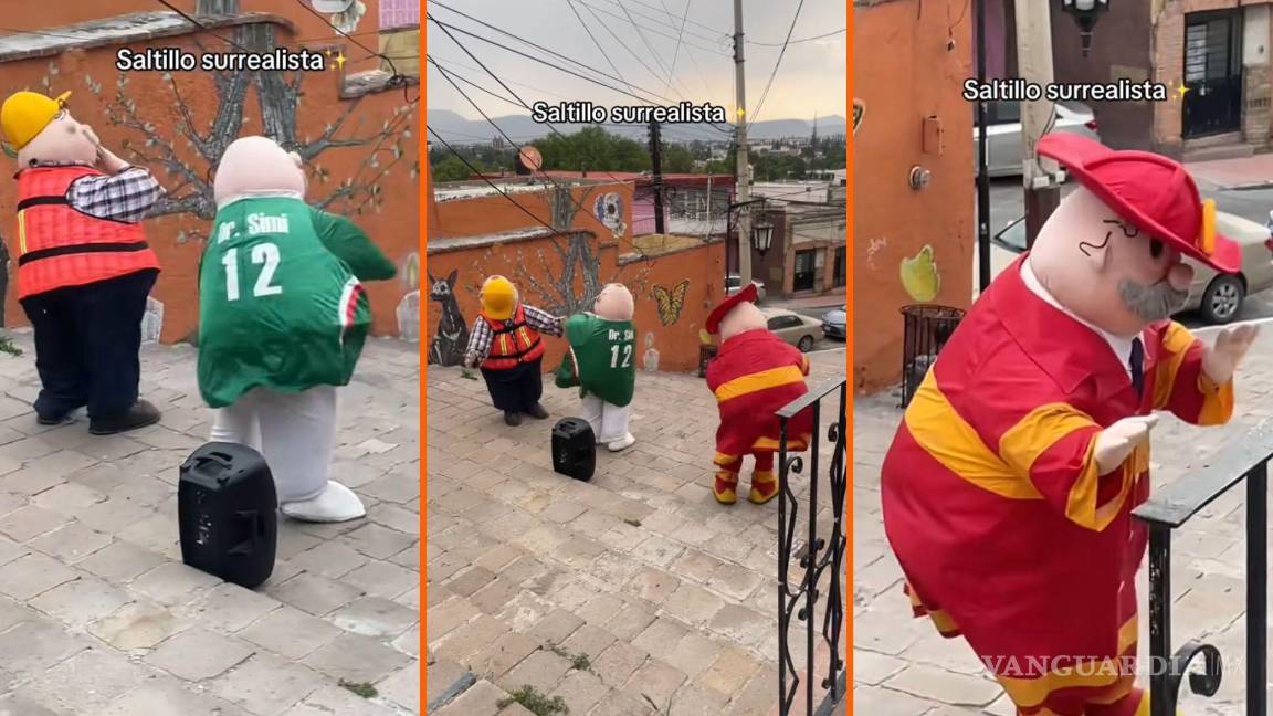 Saltillo: ¡Se armó el baile! Duelo de Simis en las escalinatas de Santa Anita se vuelve viral