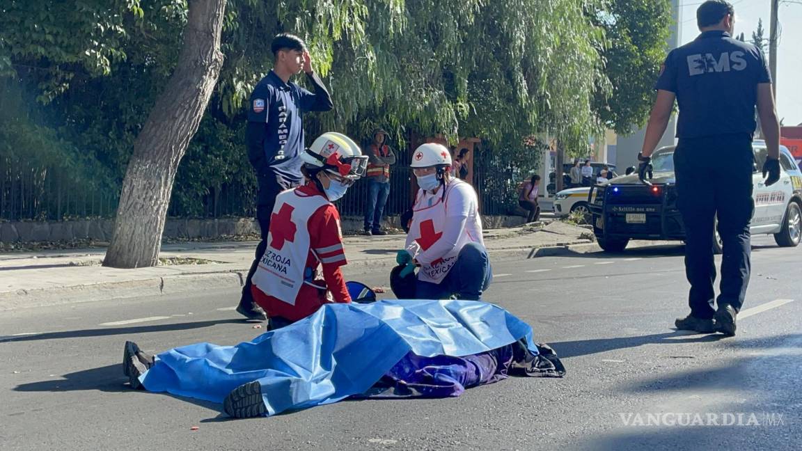 Hombre pierde la vida al ser atropellado en bulevar Venustiano Carranza de Saltillo