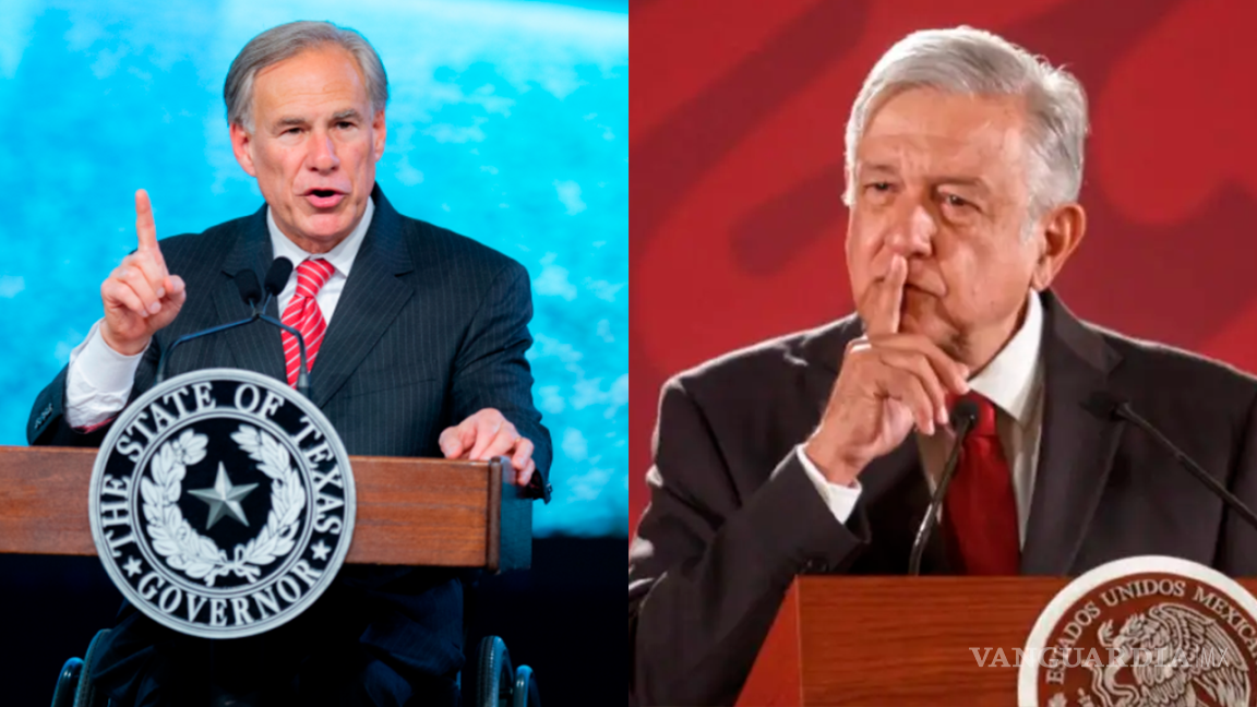 AMLO se lanza contra Abbott por medidas contra migrantes en frontera Texas-México