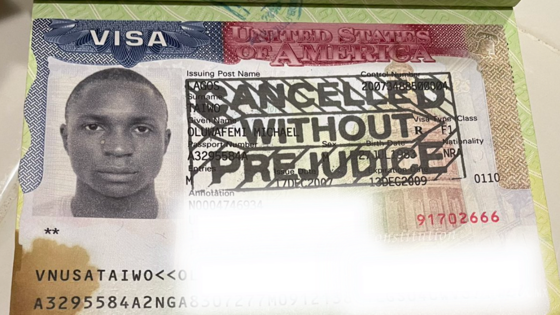 ¿Qué significa la anotación “Cancelled without prejudice” en tu visa?