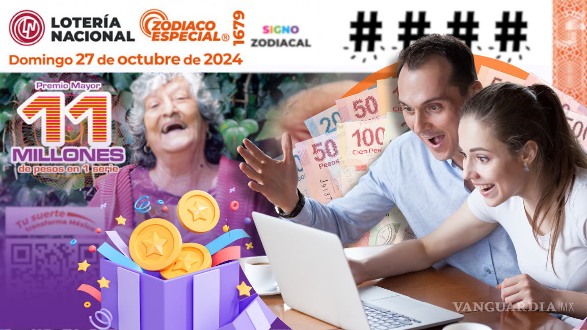 ¿Quién se llevó los 11 millones? Lista completa de RESULTADOS Sorteo Zodiaco Especial 1679 del domingo 27 de octubre