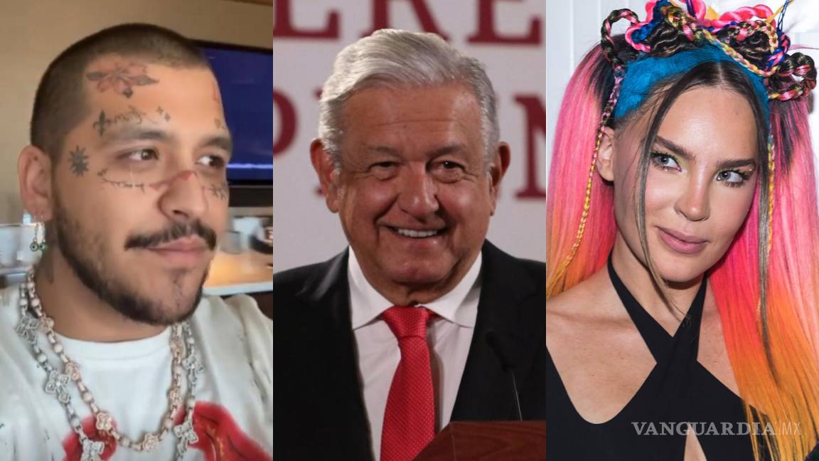 ‘Christian Nodal en el Zócalo, si Belinda está de acuerdo’: AMLO sobre posible concierto gratuito