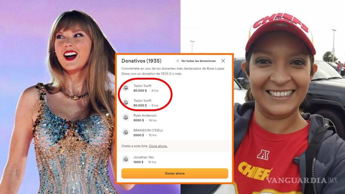 Taylor Swift donó 100 mil dólares a la familia de la mujer asesinada durante el desfile de victoria de los Chiefs