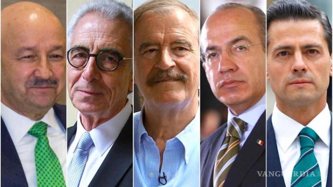 ¿Y dónde están los ex presidentes?... en México solo queda Vicente Fox