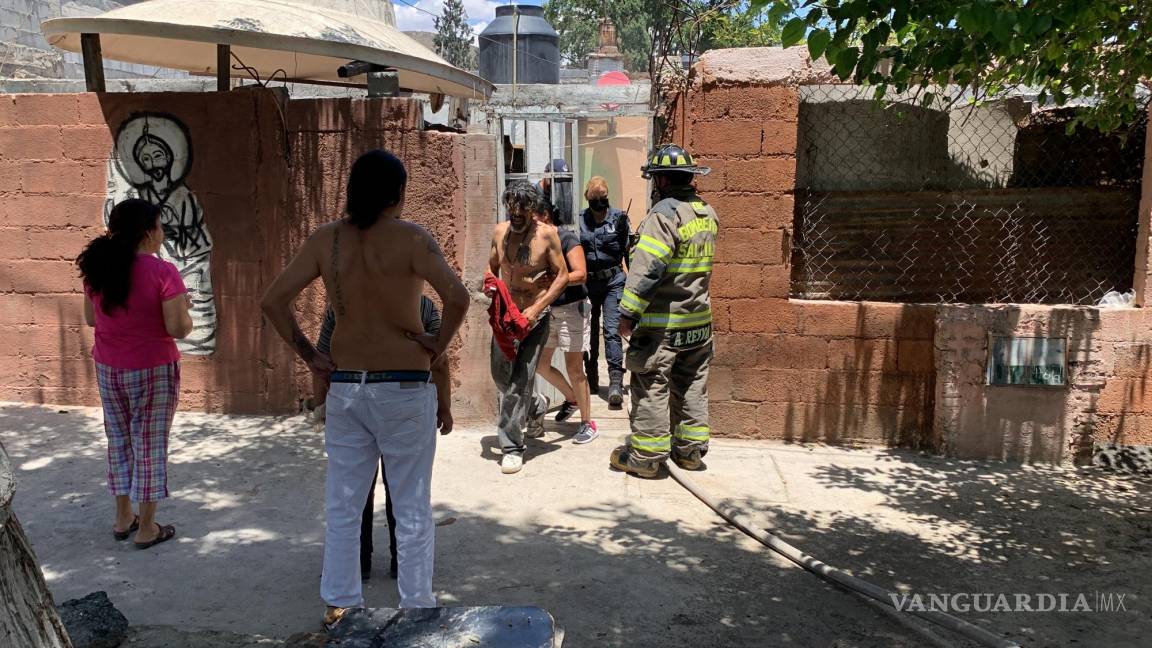 Saltillo: Casa se incendia en colonia San Isidro; había personas dentro