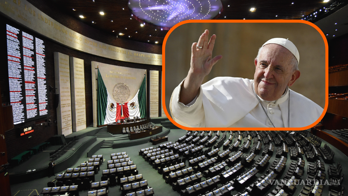 Cámara de Diputados alista homenaje al Papa Francisco; determinación aprobada por la Jucopo