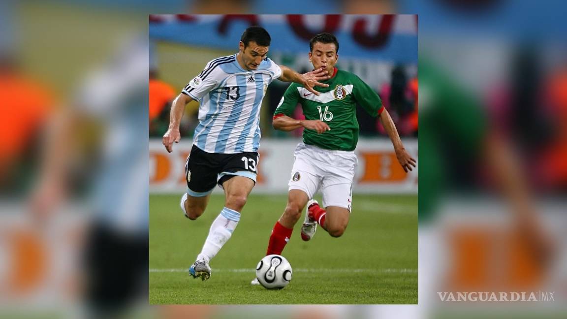 $!Lionel Scaloni durante el encuentro de México contra Argentina en el Mundial de Alemania 2006.