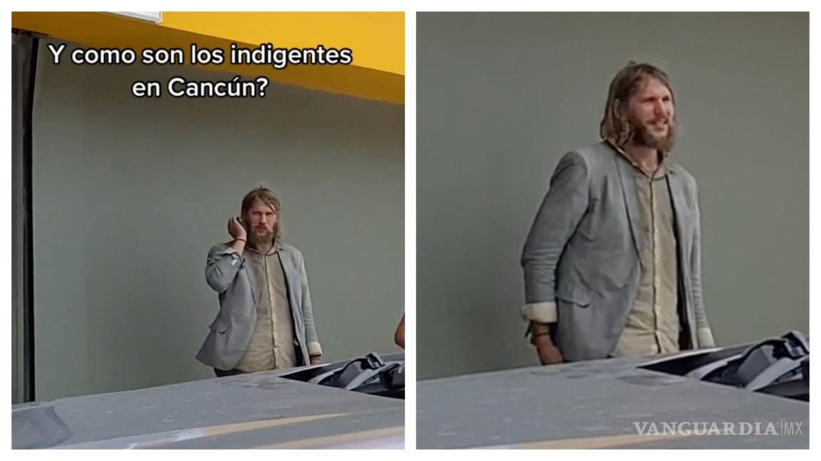 ¿Kurt Cobain?... encuentran al indigente más guapo de Cancún (videos)