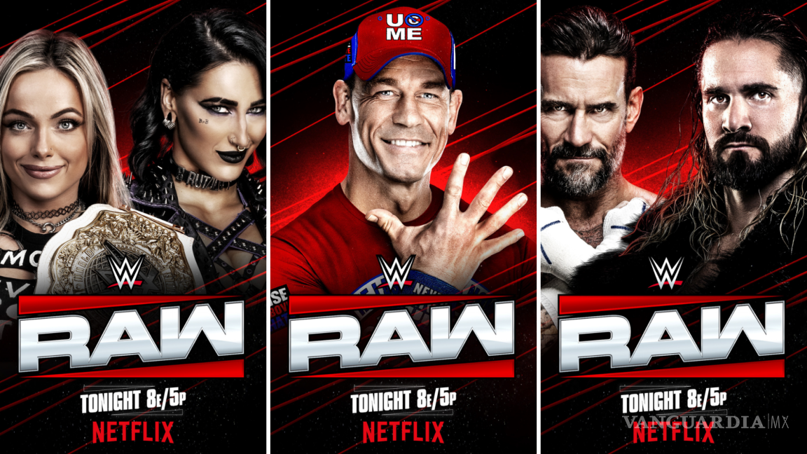 Monday Night RAW de la WWE en Netflix, ¿a qué hora empieza y cuál es la cartelera?