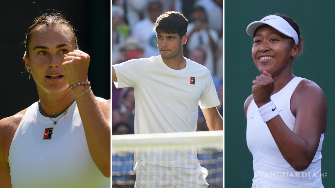 Alcaraz, Osaka y Sabalenka arrancan con triunfo en Wimbledon 2025