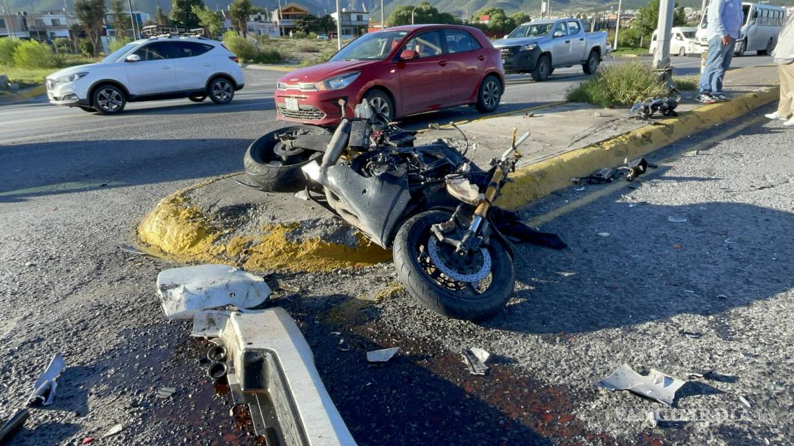 Saltillo: fallece motociclista tras siniestro en Antonio Cárdenas