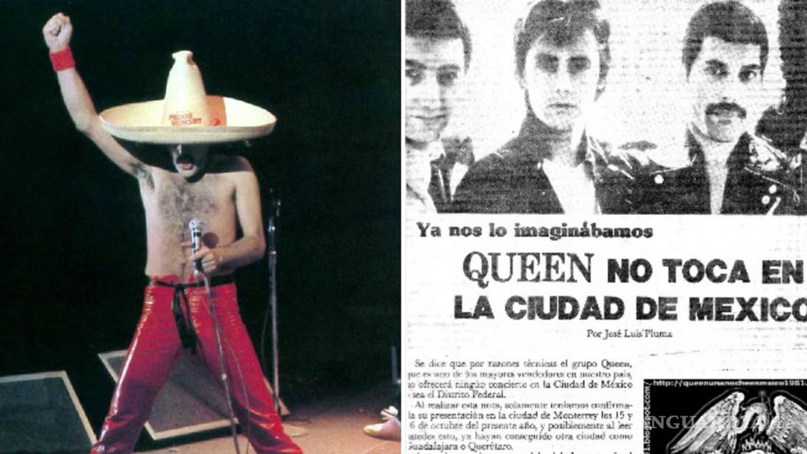 $!En 1981 fue el debut y despedida de Queen en México. (FOTO: INTERNET)