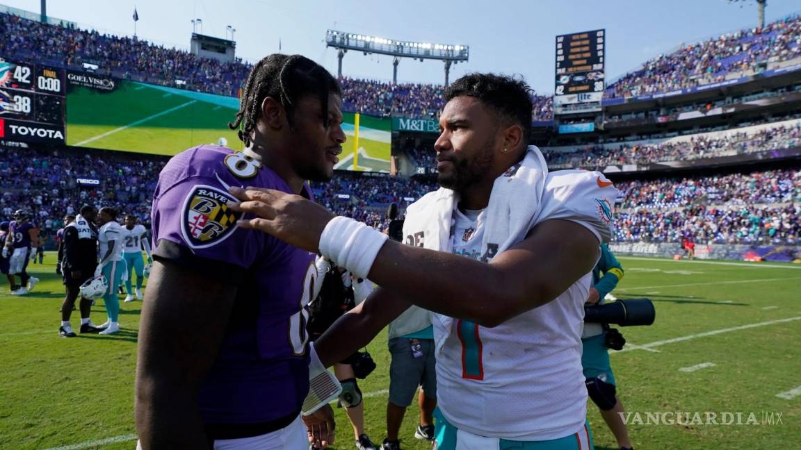 Semana 17 de la NFL: Ravens y Dolphins buscan la supremacía de la Conferencia Americana