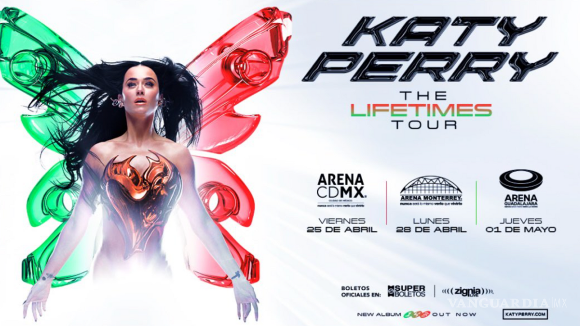 CONFIRMADO: ¡Katy Perry regresa a México con “The Lifetimes Tour”! fechas, boletos y todo lo que necesitas saber