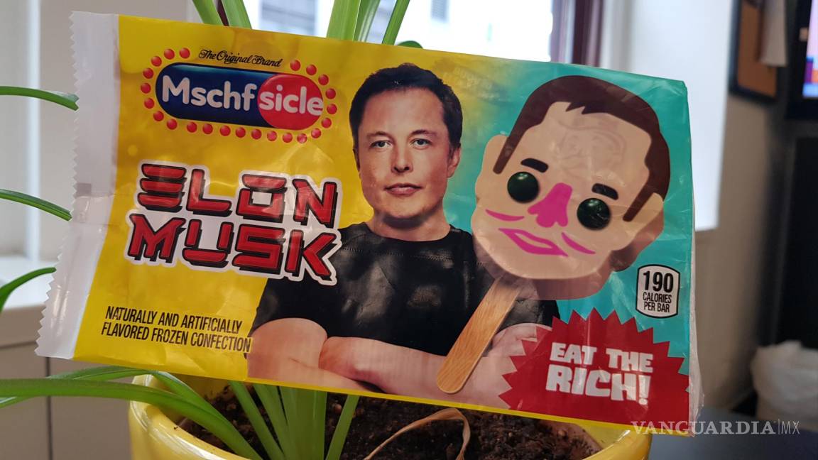 En este verano caluroso, ¿se te antoja comerte un helado con la cara de Elon Musk y de otros millonarios?