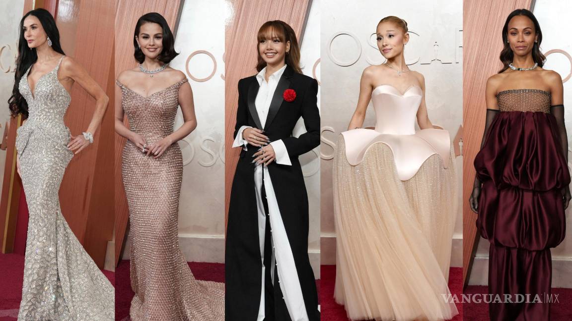 ¿Cuál es tu favorita? Desde Ariana Grande, Selena Gomez, Lisa, Demi Moore y más encantan en la alfombra roja de los Premios Oscar