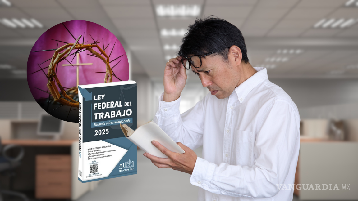 Semana Santa: ¿Qué pasa si falto a trabajar el Jueves o Viernes Santo? Esto dice la Ley Federal del Trabajo