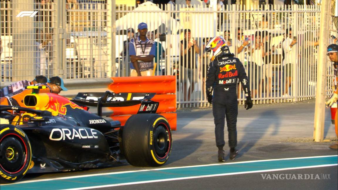 Trágico final para Checo Pérez: abandona en la primera vuelta del GP de Abu Dhabi