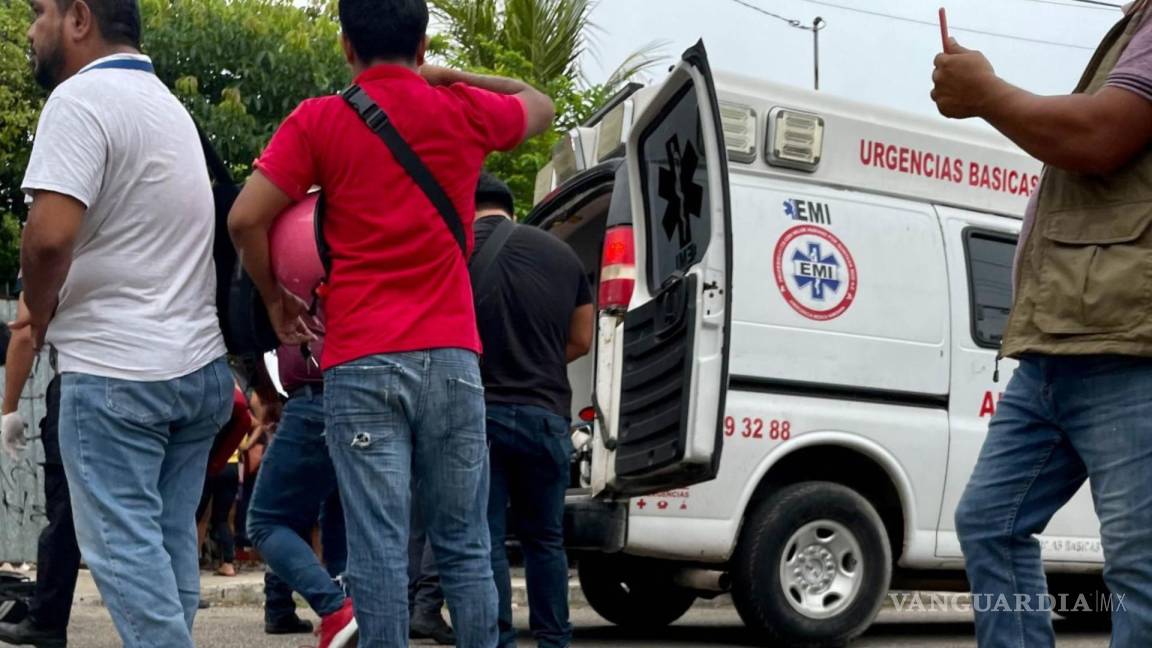 Reportan cuatro heridos durante balacera en tianguis de Cancún