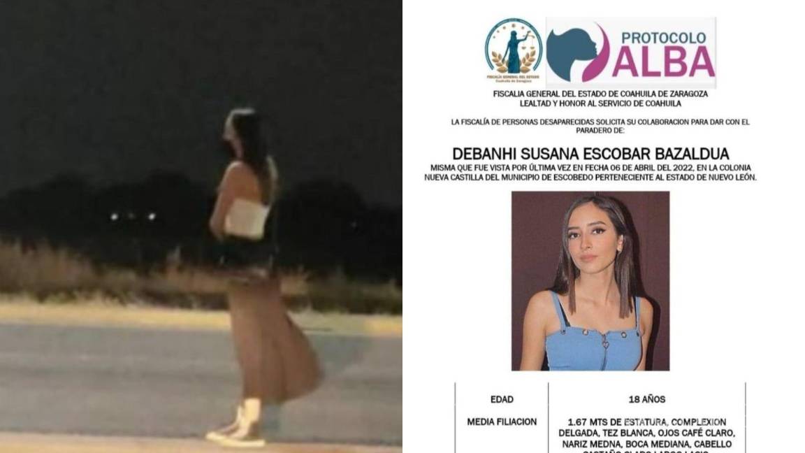 También buscan a Debanhi en Coahuila; Fiscalía del Estado emite boletín de Protocolo Alba